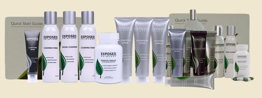 exposed skin care product image